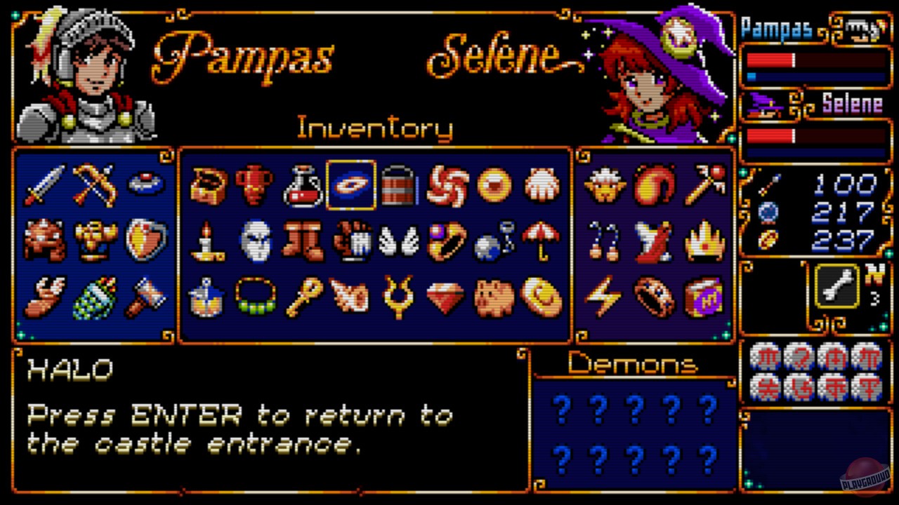 Скриншот из игры Pampas & Selene: The Maze of Demons - 4