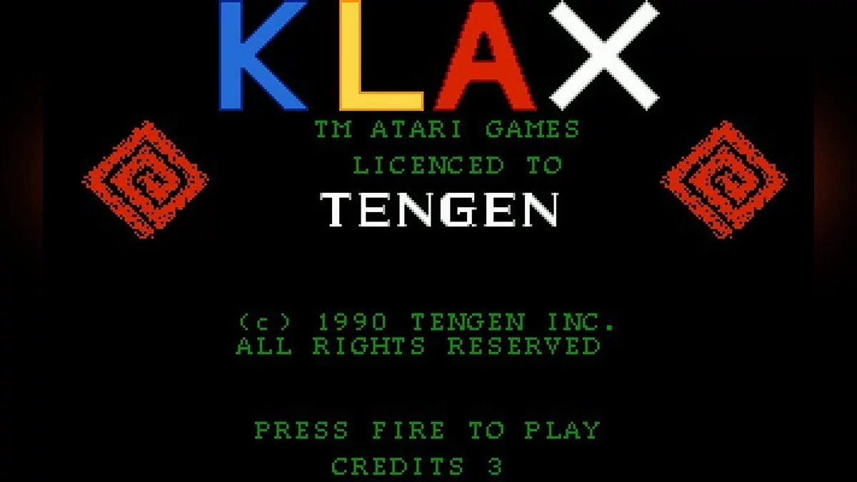 Скриншот из игры Klax - 11