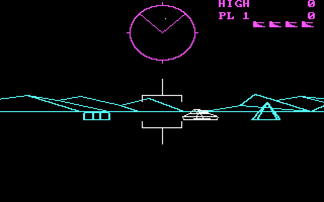 Скриншот из игры Battlezone 1983 - 2