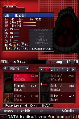 Скриншот из игры Shin Megami Tensei: Devil Survivor - 8