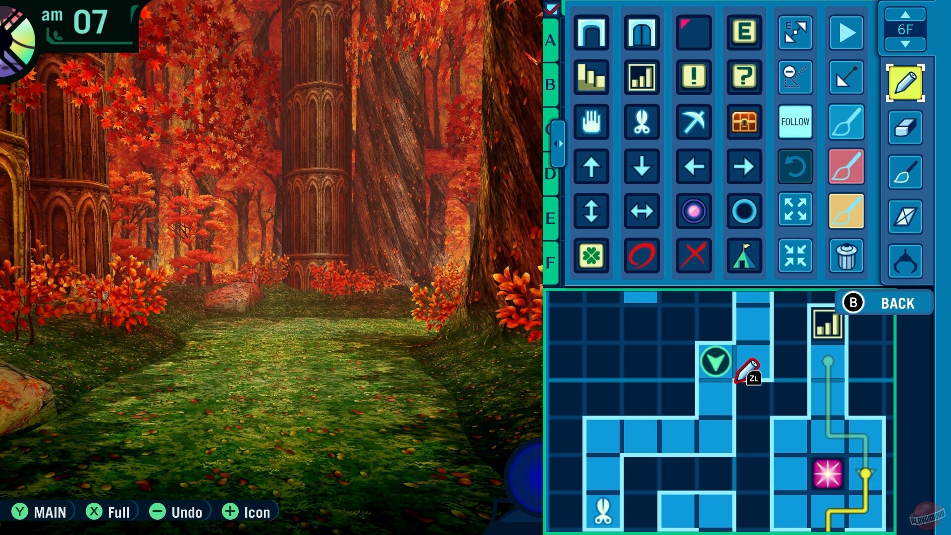 Скриншот из игры Etrian Odyssey 2 - 5