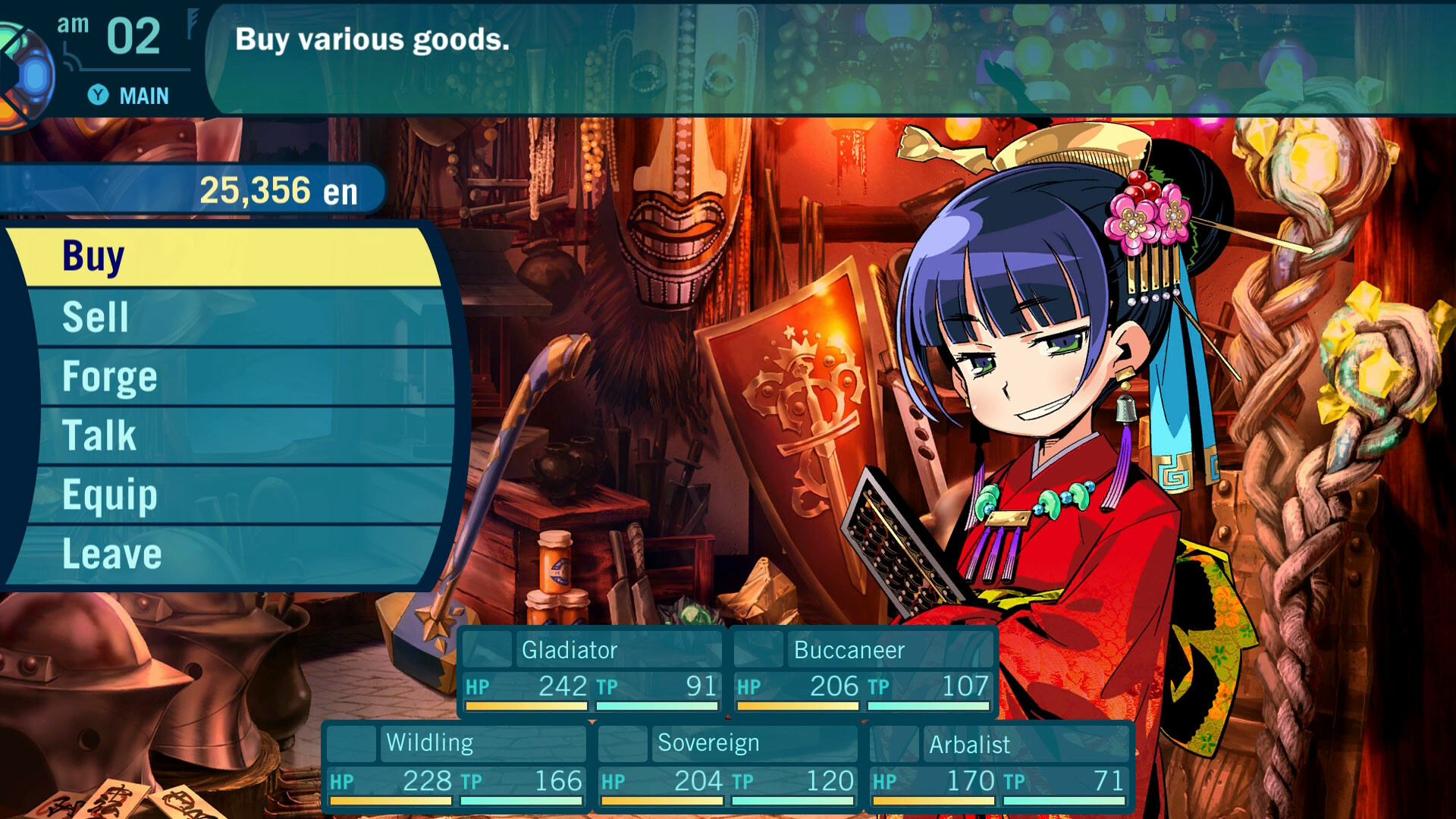 Скриншот из игры Etrian Odyssey III: The Drowned City - 12