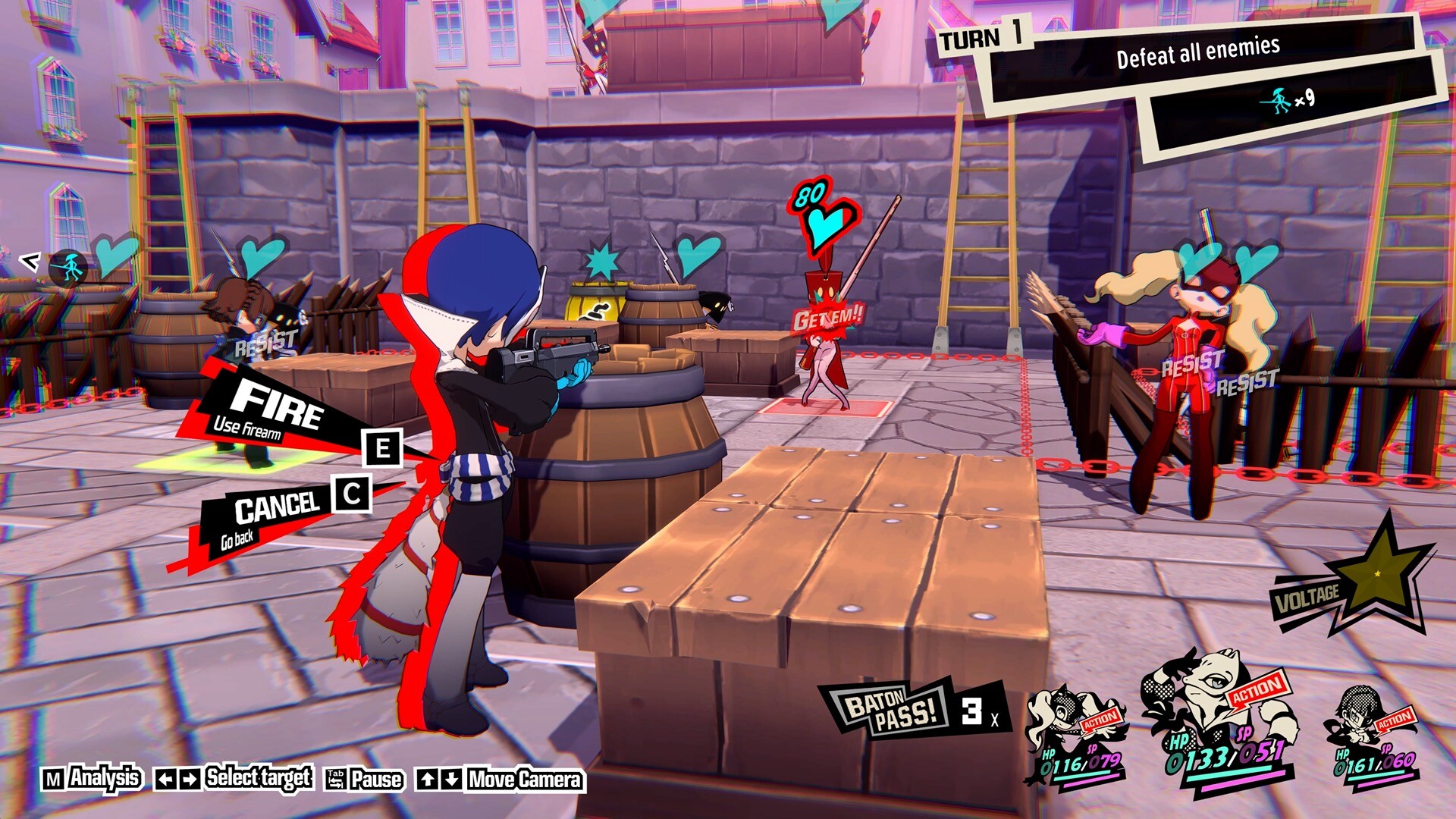 Скриншот из игры Persona 5 Tactica - 10
