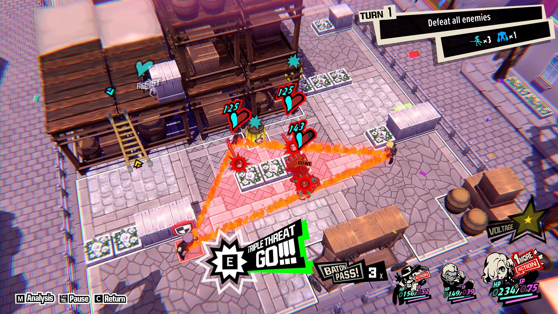 Скриншот из игры Persona 5 Tactica - 23