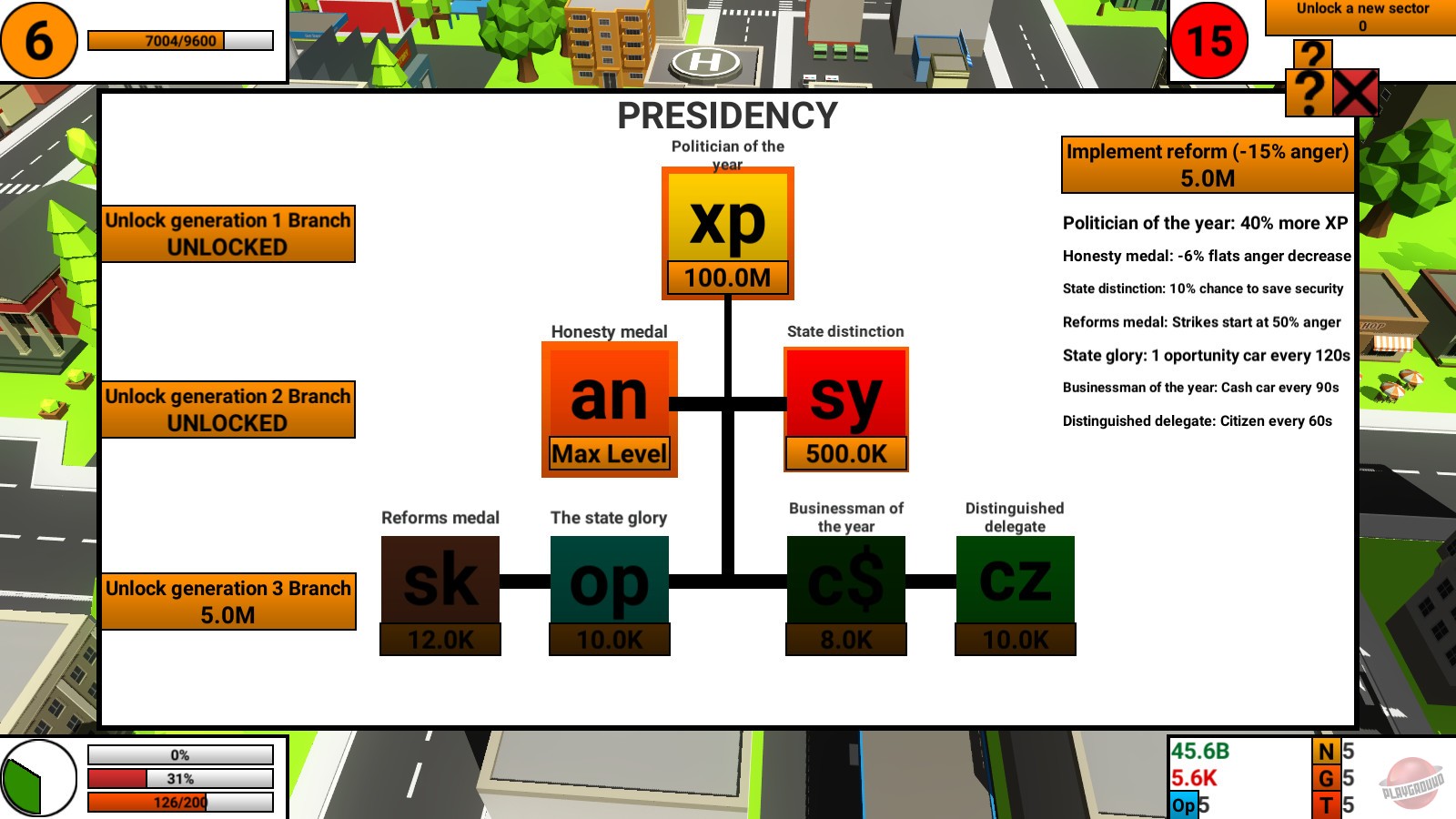 Скриншот из игры Corrupt - Political Simulator - 2