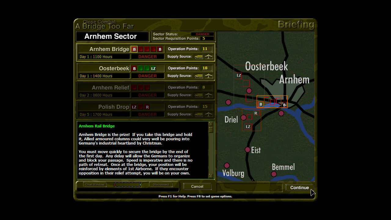 Скриншот из игры Close Combat 2: A Bridge Too Far - 2