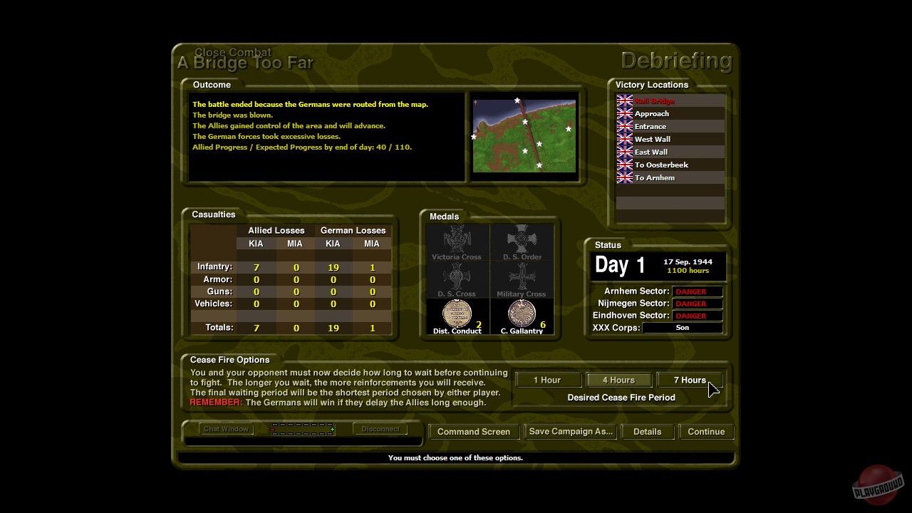 Скриншот из игры Close Combat 2: A Bridge Too Far - 47