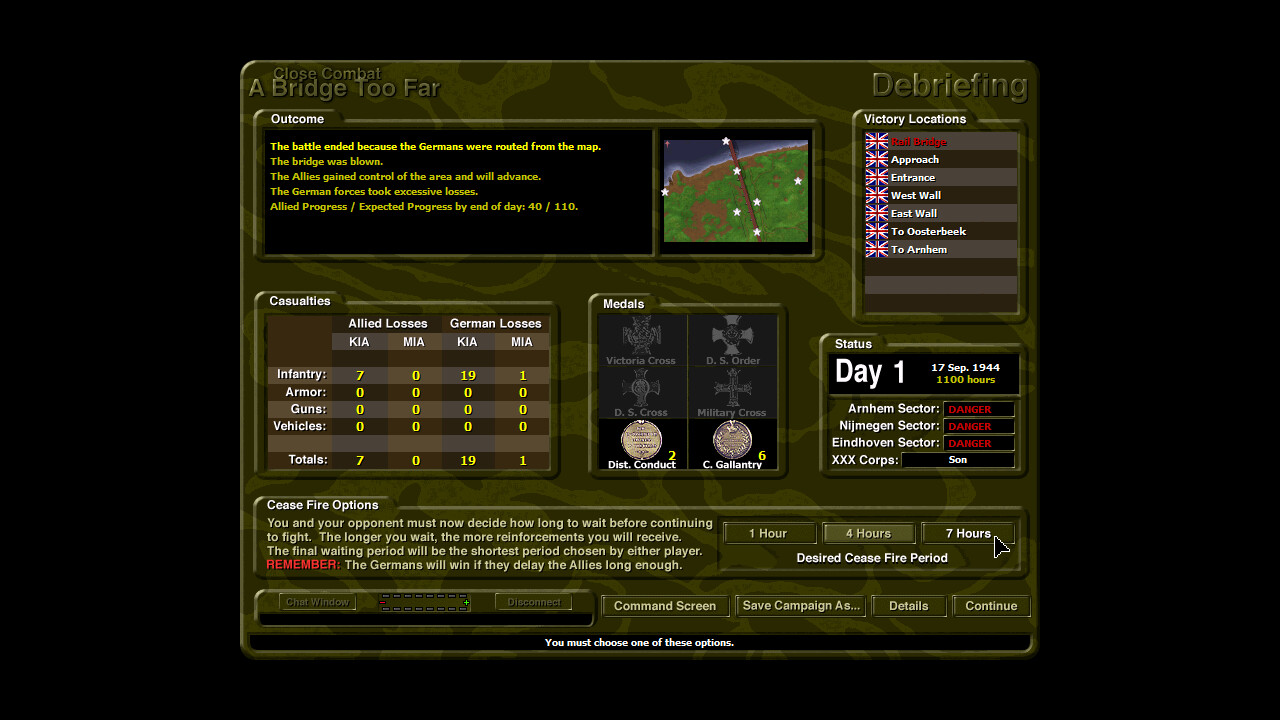 Скриншот из игры Close Combat 2: A Bridge Too Far - 15