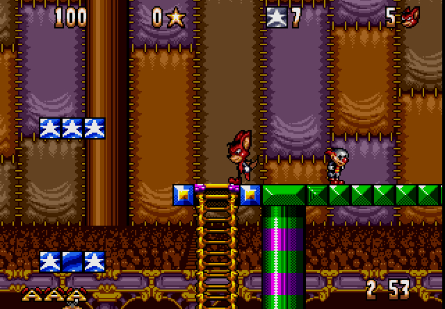 Скриншот из игры Aero the Acro-Bat - 27