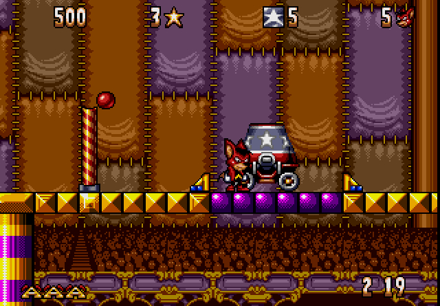 Скриншот из игры Aero the Acro-Bat - 22