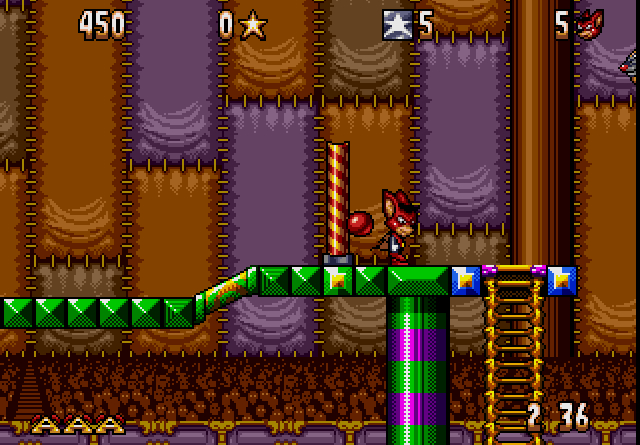 Скриншот из игры Aero the Acro-Bat - 25