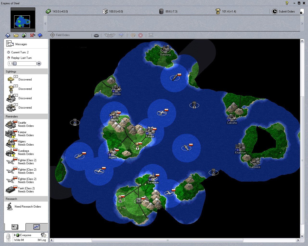 Скриншот из игры Empires of Steel - 1