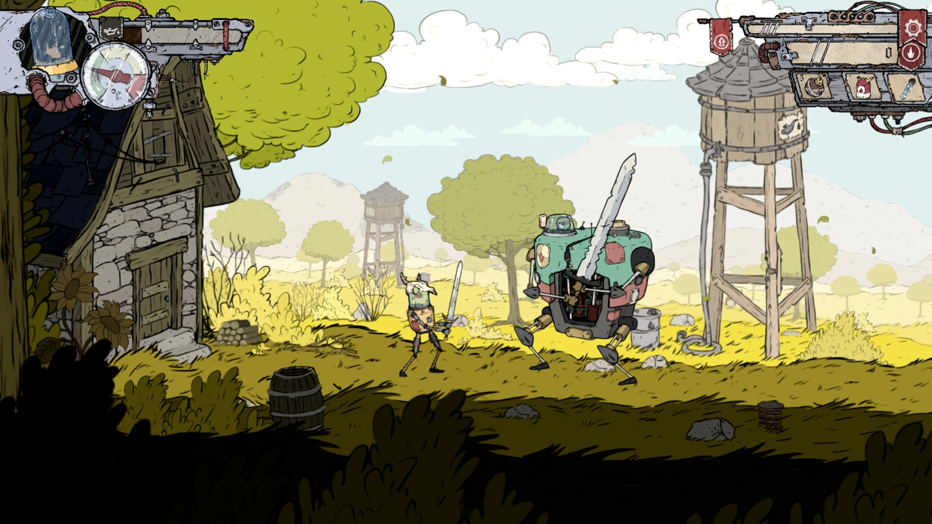 Скриншот из игры Feudal Alloy - 1