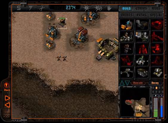 Скриншот из игры Dark Reign - 1