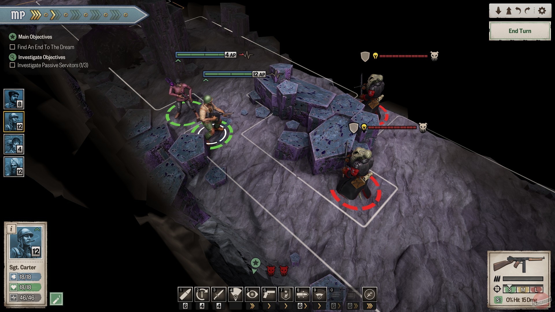 Скриншот из игры Achtung! Cthulhu Tactics - 3