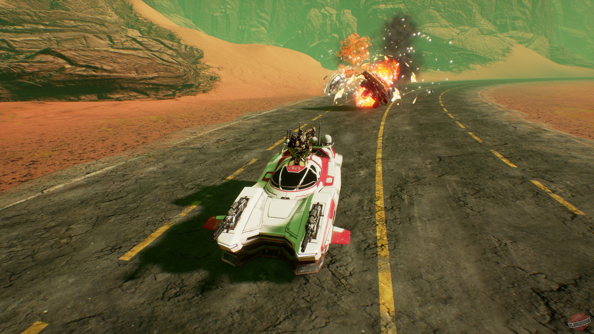 Скриншот из игры Dark Future: Blood Red States - 9