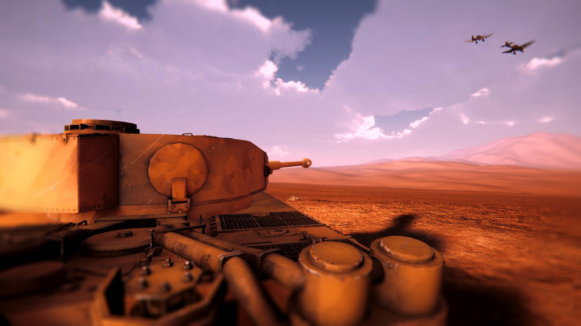 Скриншот из игры Armored Front: Tiger Command - 1