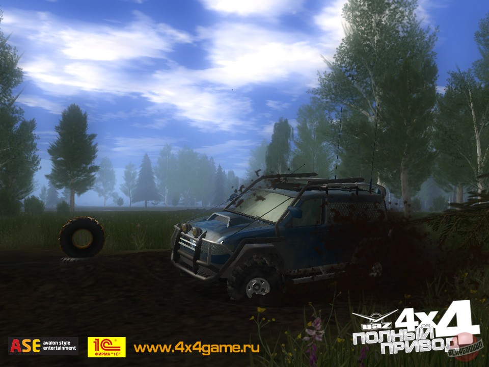 Скриншот из игры All-wheel drive: UAZ 4x4 - 19