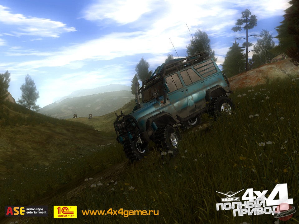 Скриншот из игры All-wheel drive: UAZ 4x4 - 51