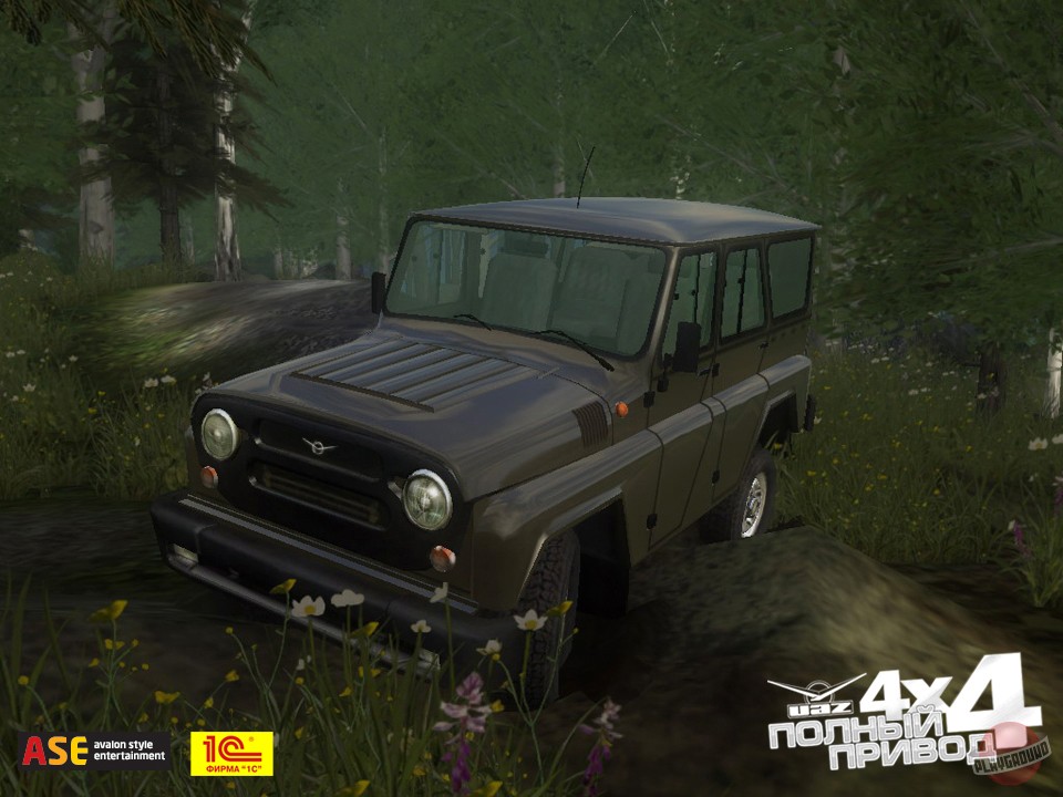 Скриншот из игры All-wheel drive: UAZ 4x4 - 55