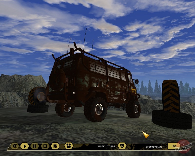 Скриншот из игры All-wheel drive: UAZ 4x4 - 3