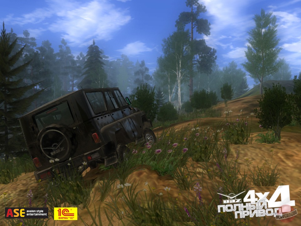 Скриншот из игры All-wheel drive: UAZ 4x4 - 54