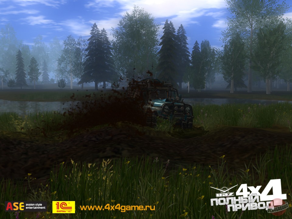 Скриншот из игры All-wheel drive: UAZ 4x4 - 45