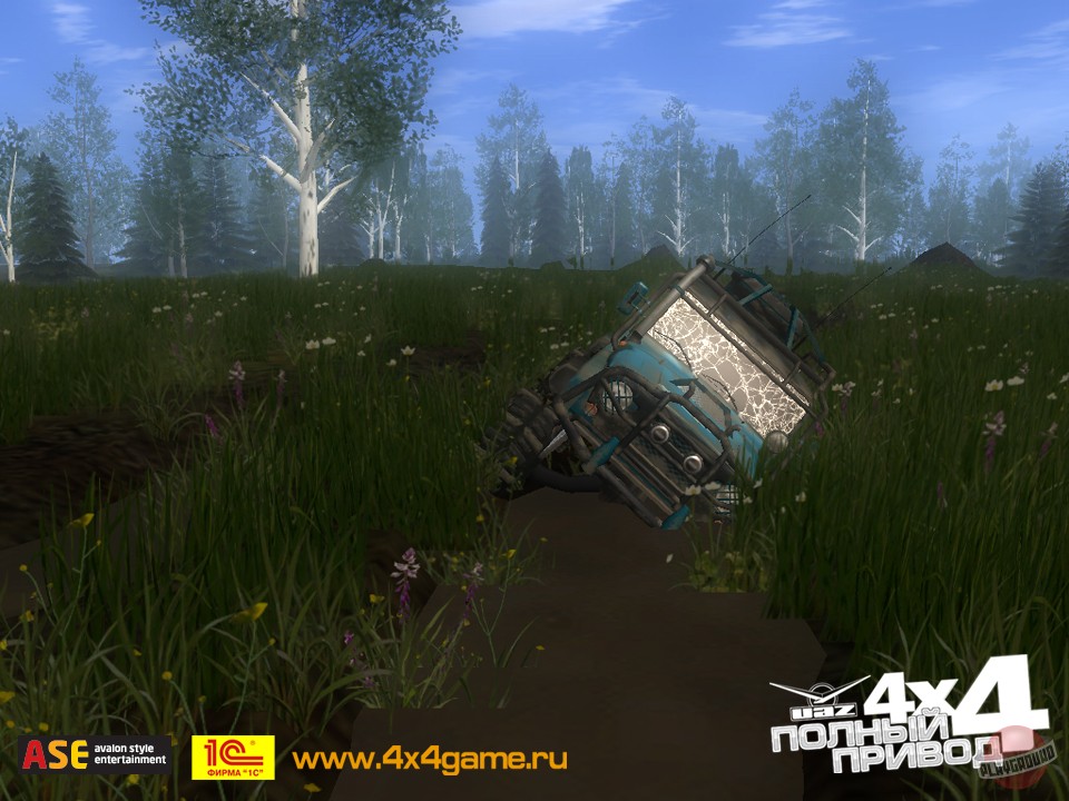 Скриншот из игры All-wheel drive: UAZ 4x4 - 32