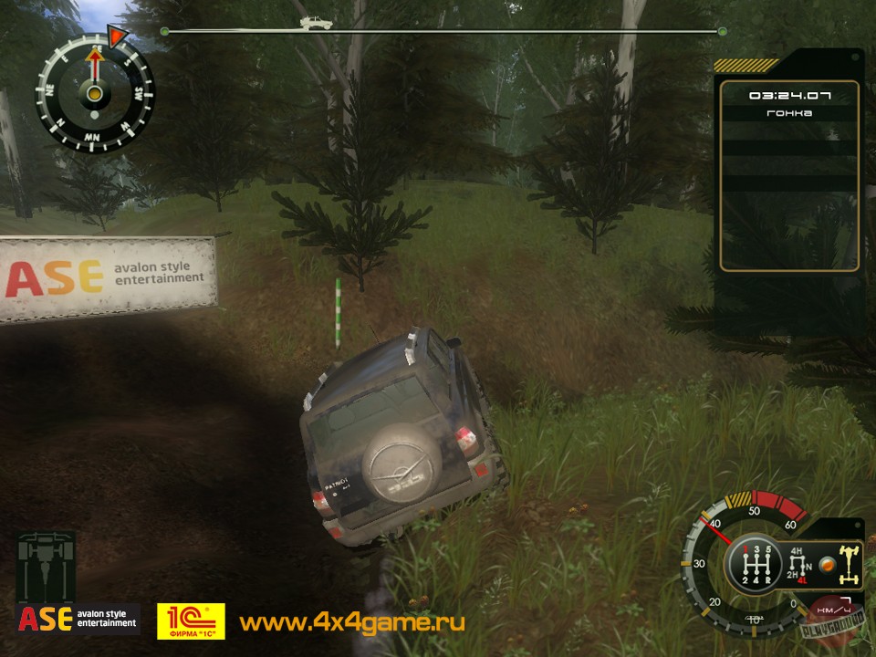 Скриншот из игры All-wheel drive: UAZ 4x4 - 13