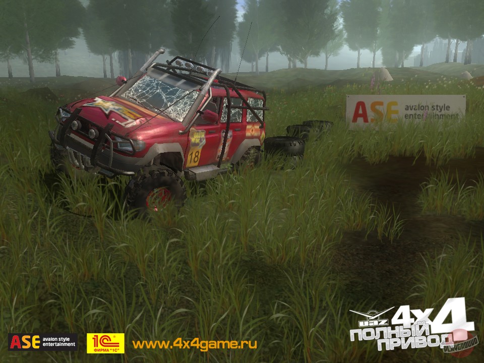 Скриншот из игры All-wheel drive: UAZ 4x4 - 49