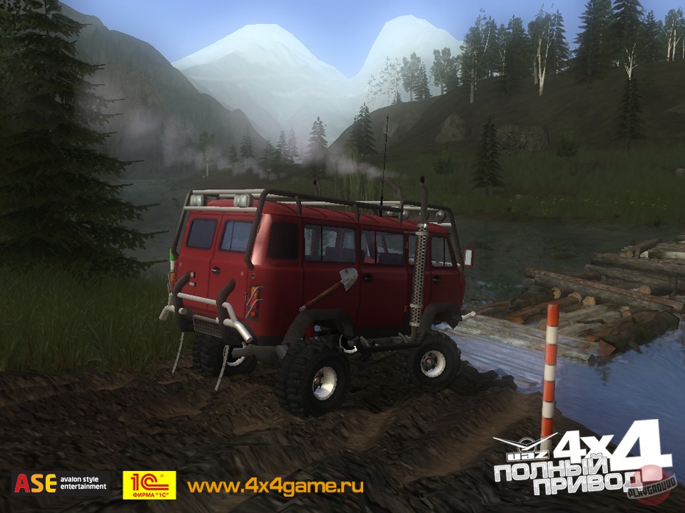 Скриншот из игры All-wheel drive: UAZ 4x4 - 14