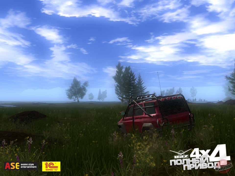 Скриншот из игры All-wheel drive: UAZ 4x4 - 53