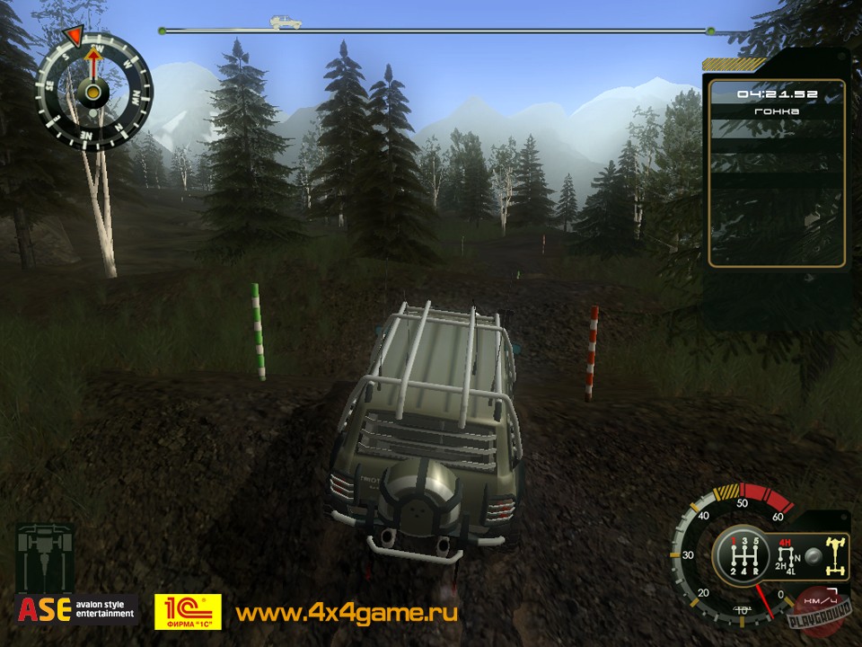 Скриншот из игры All-wheel drive: UAZ 4x4 - 37