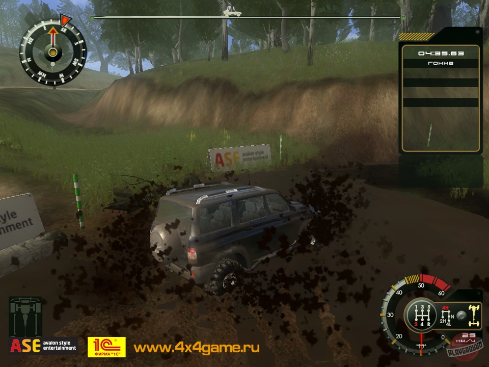 Скриншот из игры All-wheel drive: UAZ 4x4 - 21