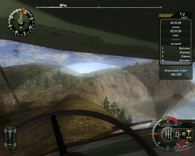 Скриншот из игры All-wheel drive: UAZ 4x4 - 5