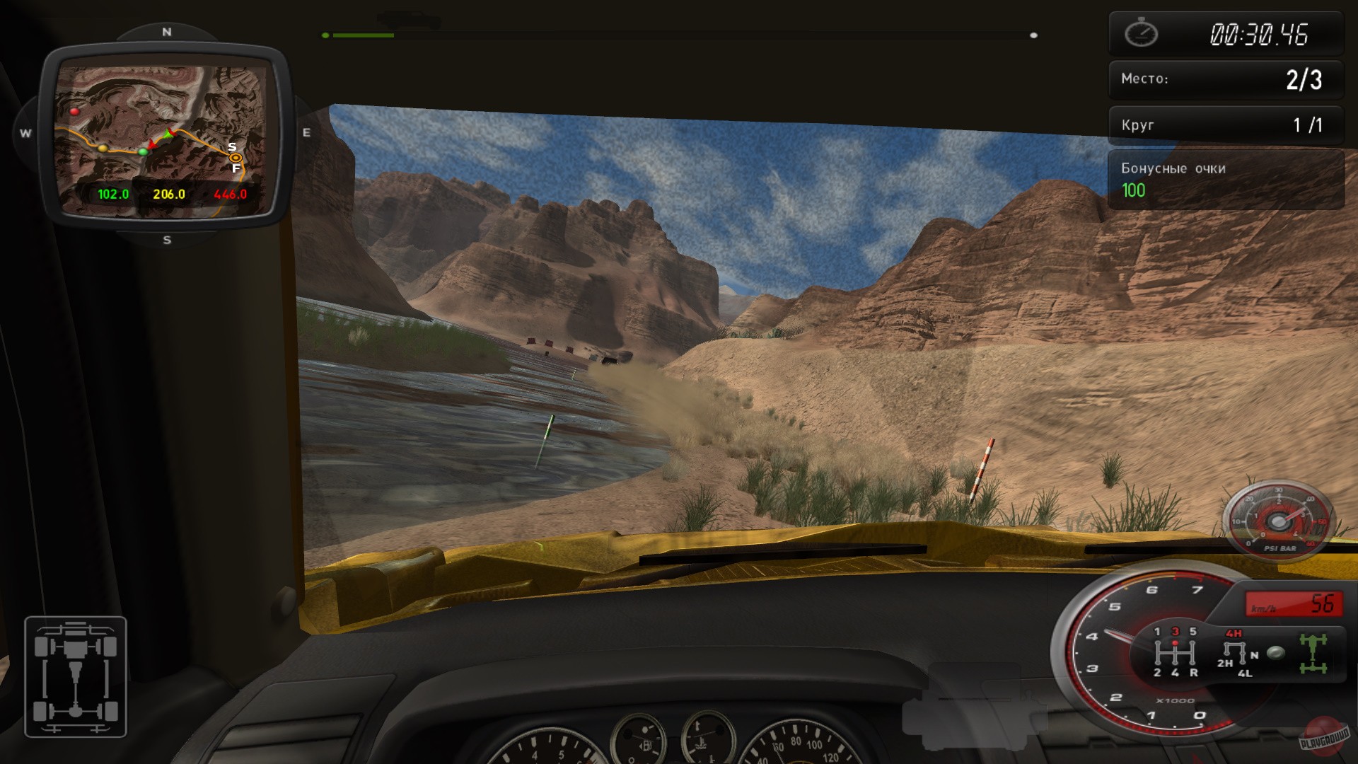 Скриншот из игры Полный привод 2: Hummer - 8