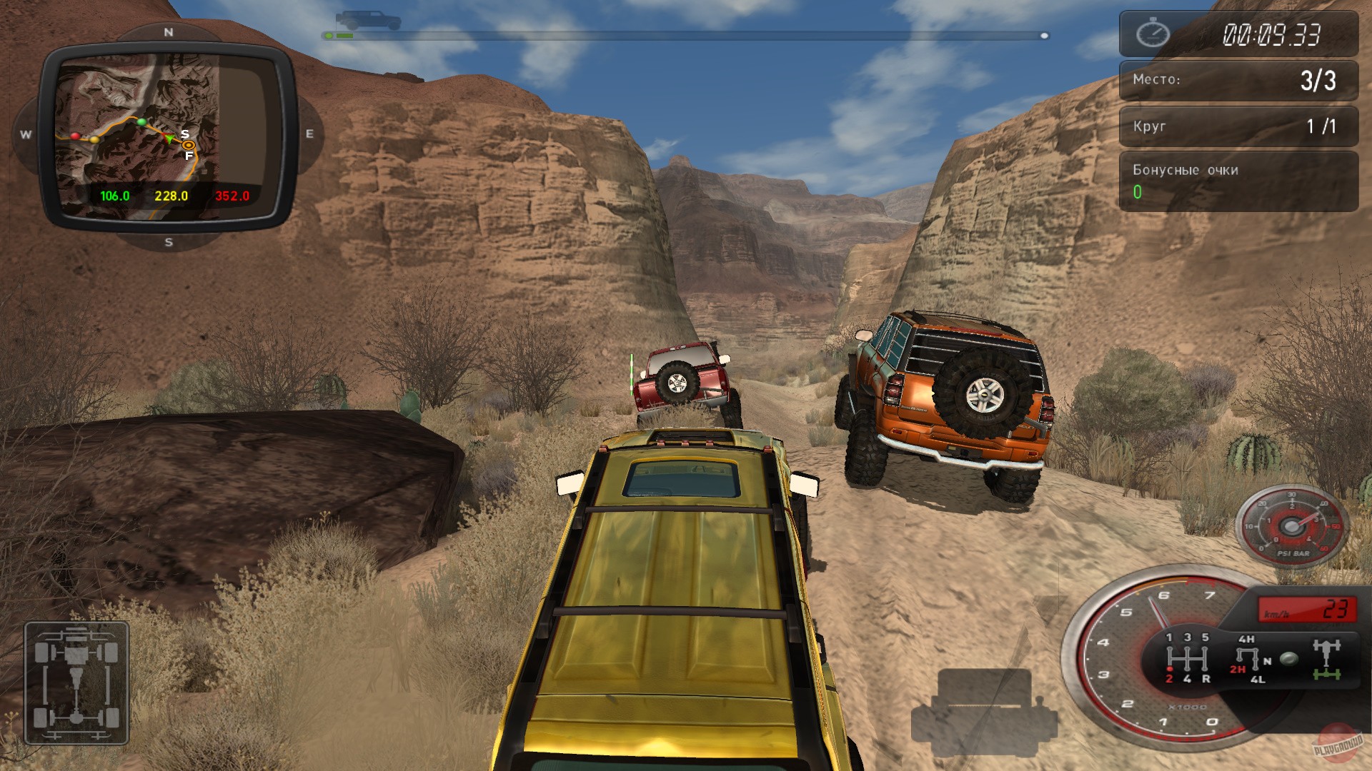 Скриншот из игры Полный привод 2: Hummer - 2