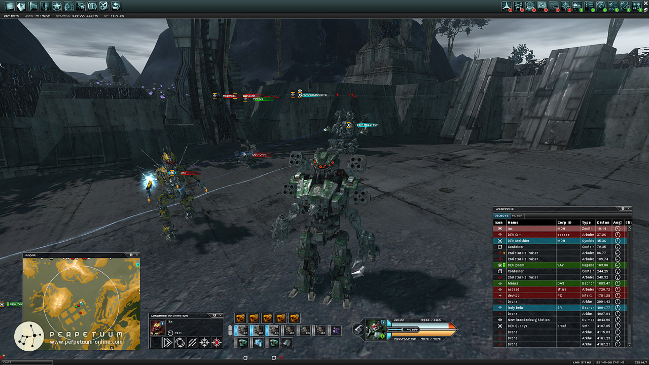 Скриншот из игры Perpetuum - 140