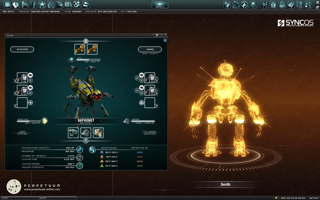 Скриншот из игры Perpetuum - 122