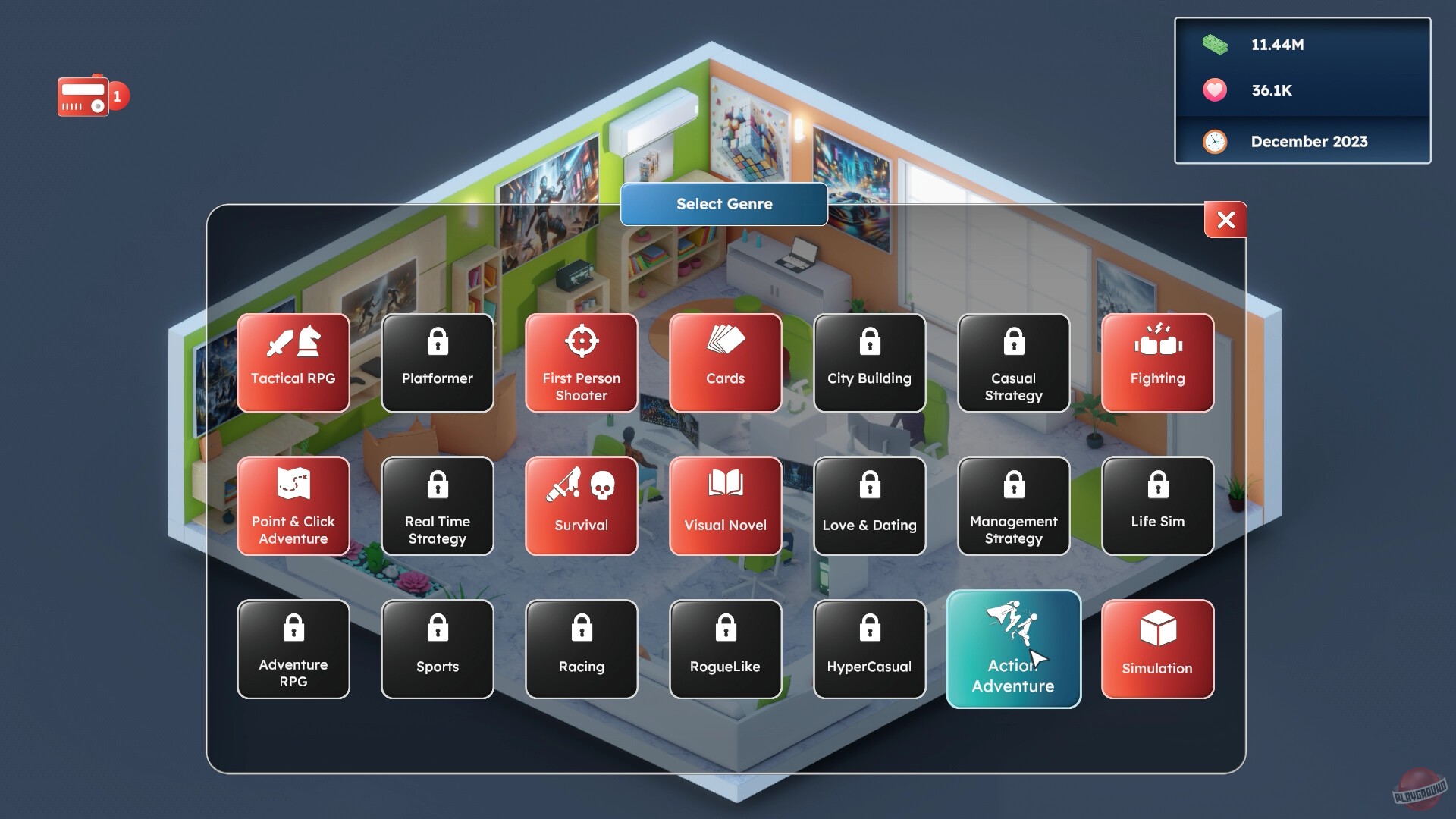 Скриншот из игры Game Builder Tycoon - 11