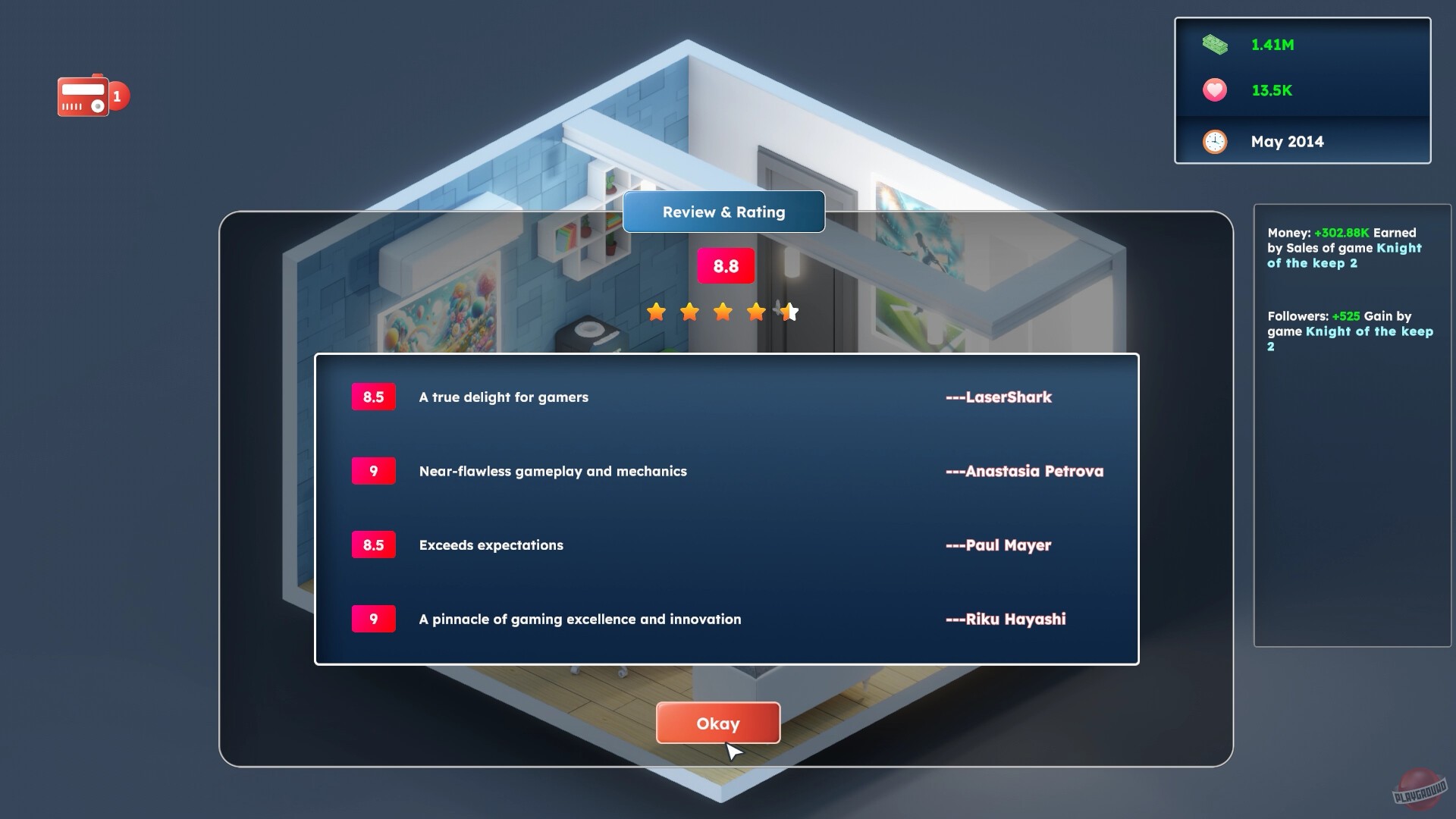 Скриншот из игры Game Builder Tycoon - 13