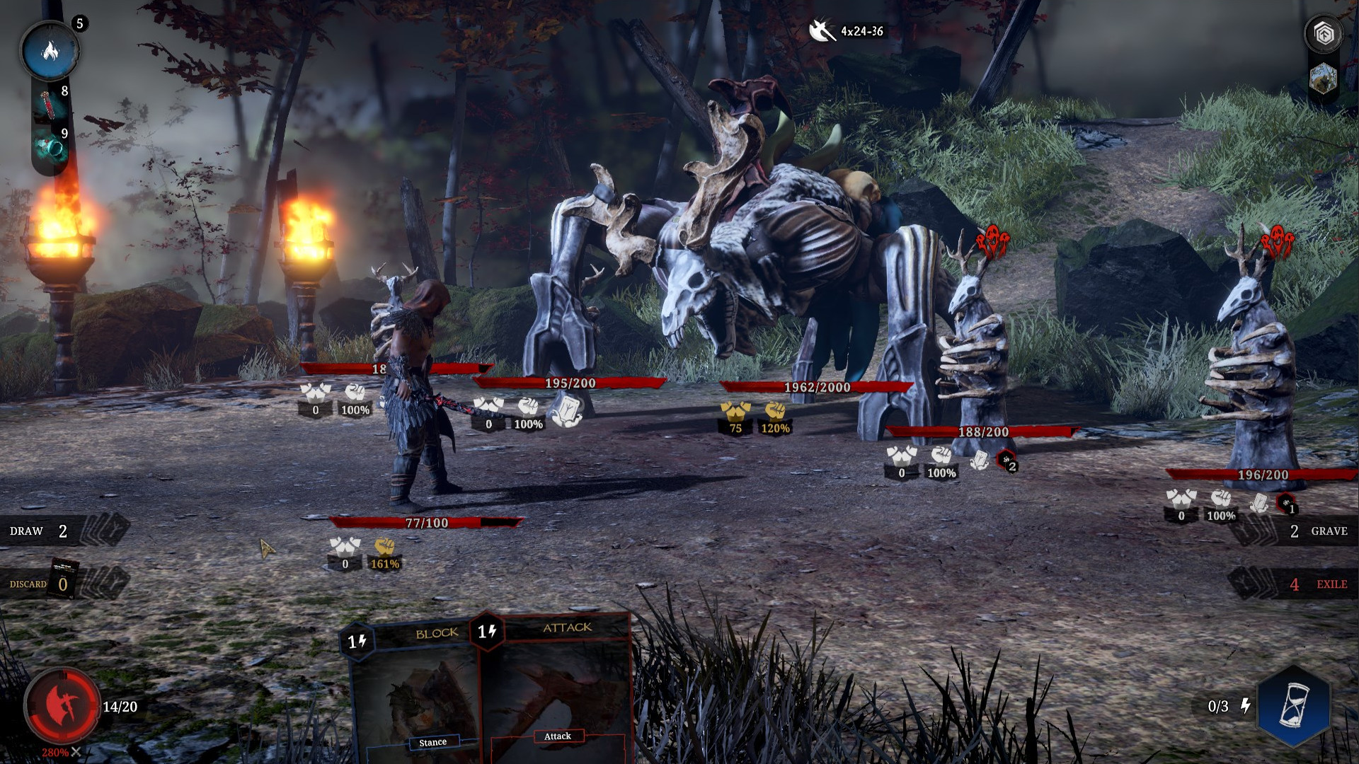Скриншот из игры Tainted Grail: Conquest - 1