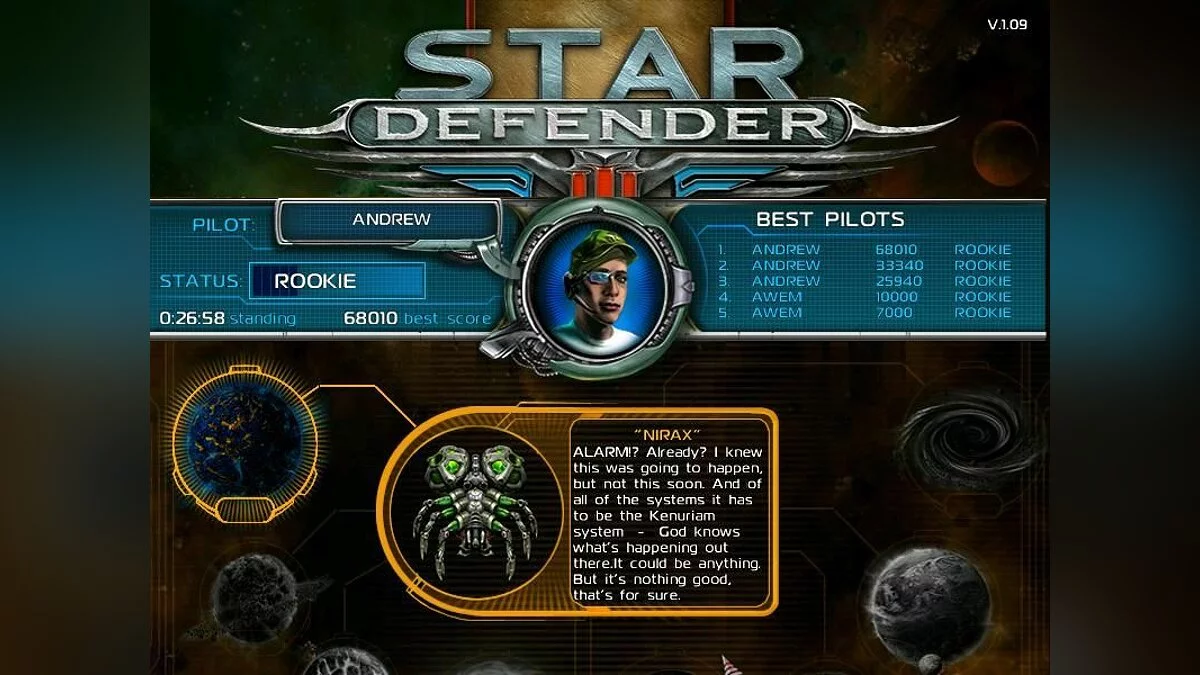 Скриншот из игры Star Defender 3 - 9
