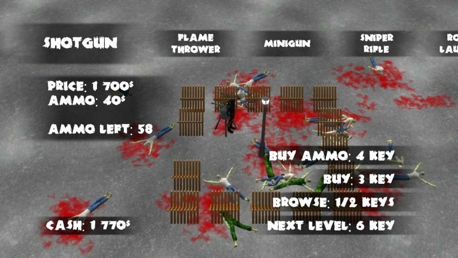 Скриншот из игры Yet Another Zombie Defense - 1