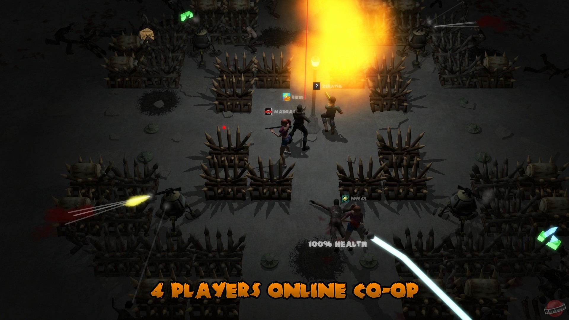 Скриншот из игры Yet Another Zombie Defense - 3