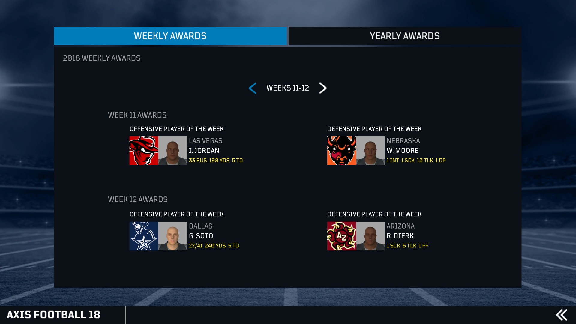 Скриншот из игры Axis Football 2018 - 53