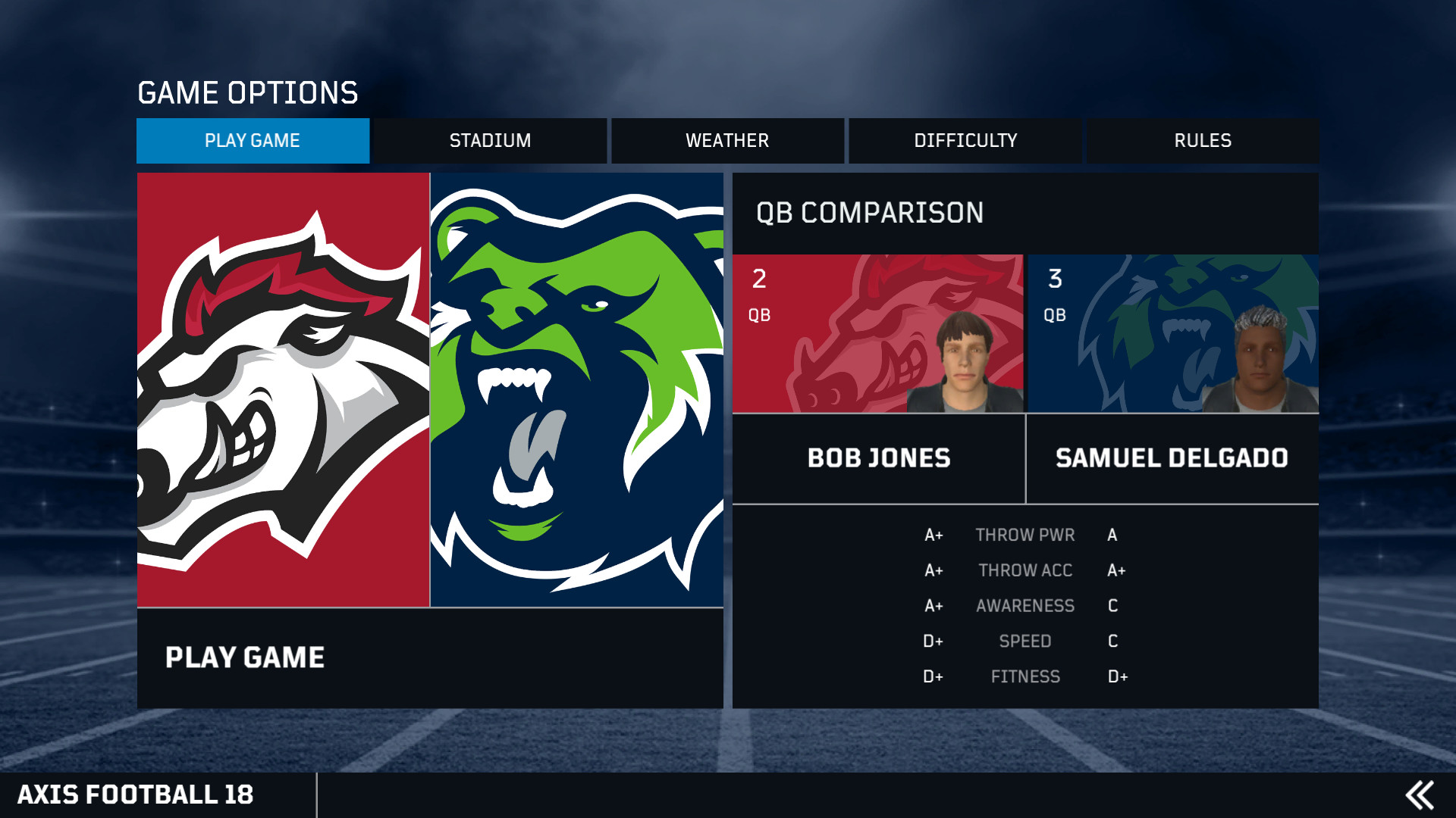 Скриншот из игры Axis Football 2018 - 47