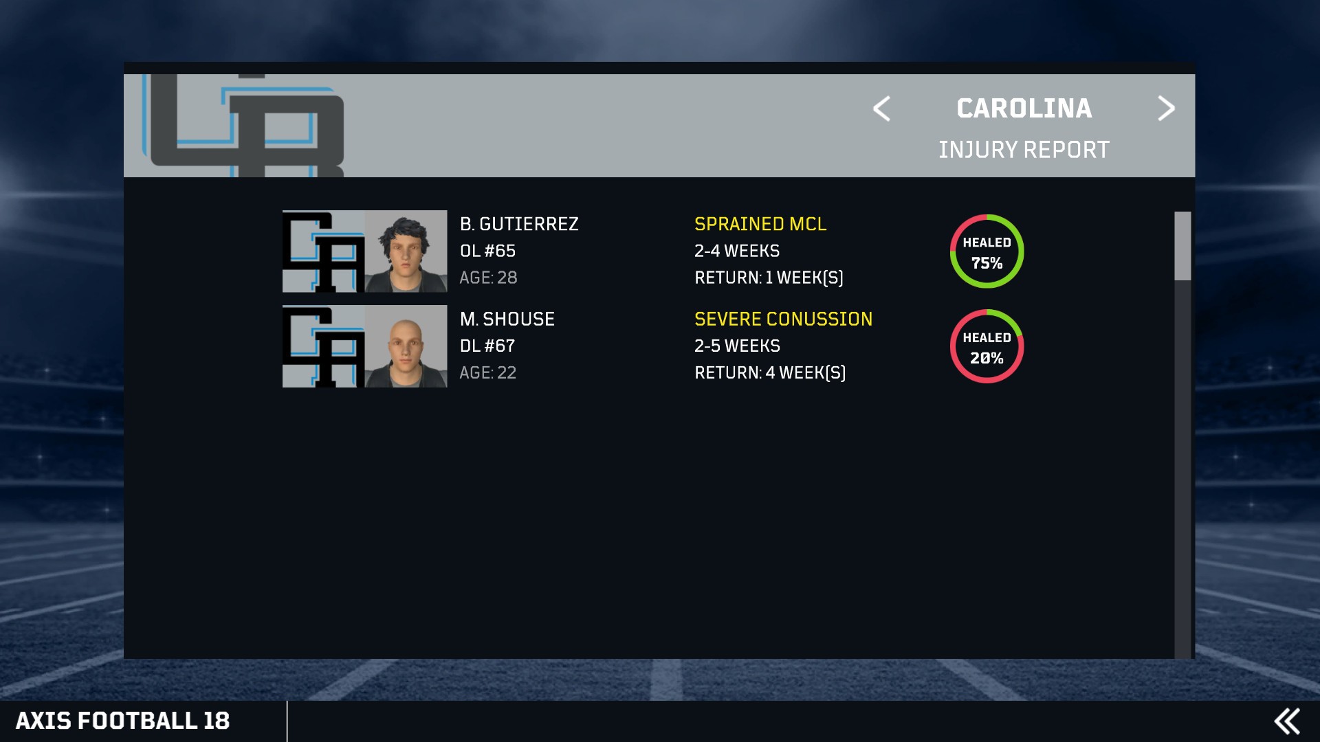 Скриншот из игры Axis Football 2018 - 23