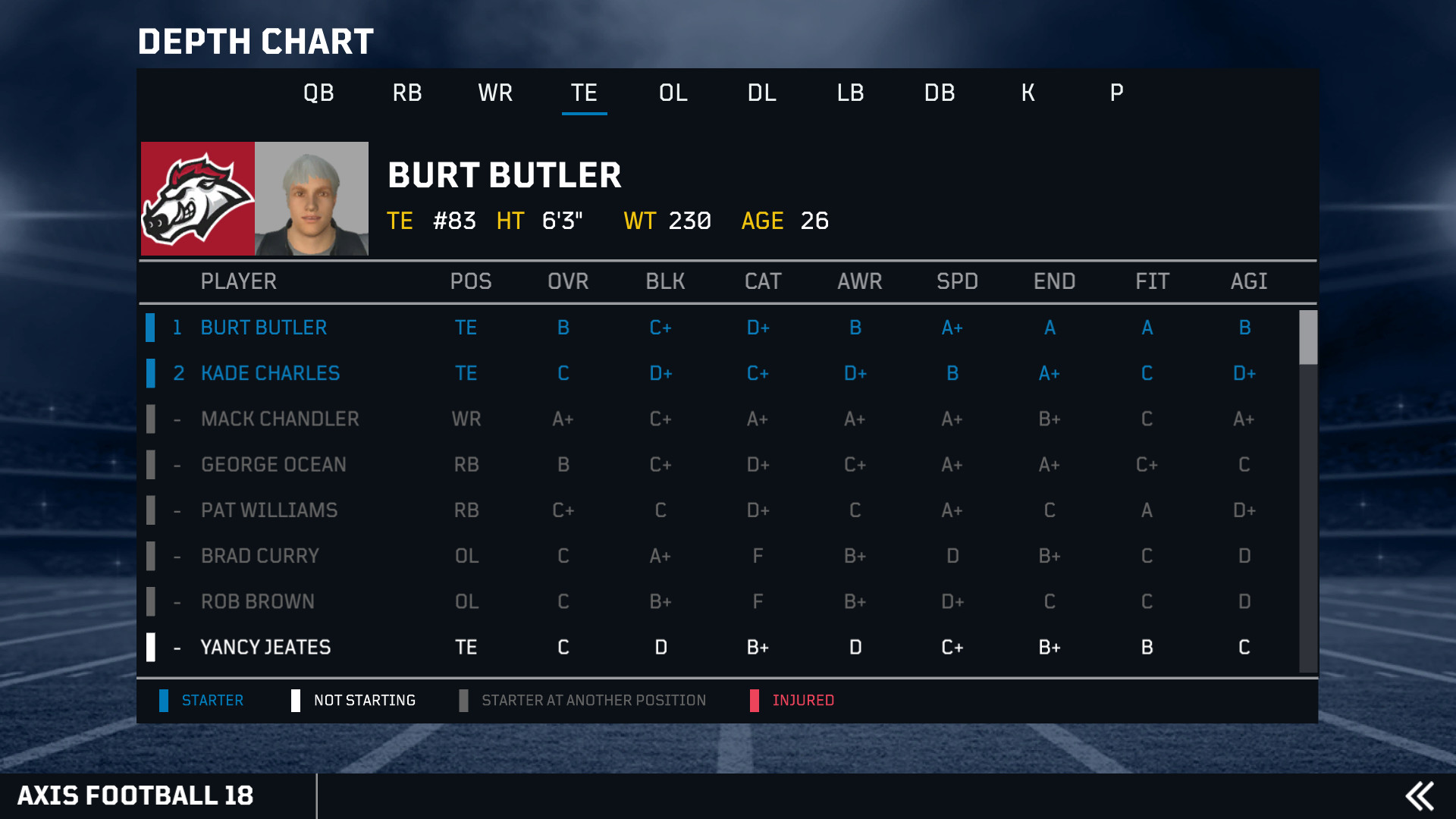 Скриншот из игры Axis Football 2018 - 66