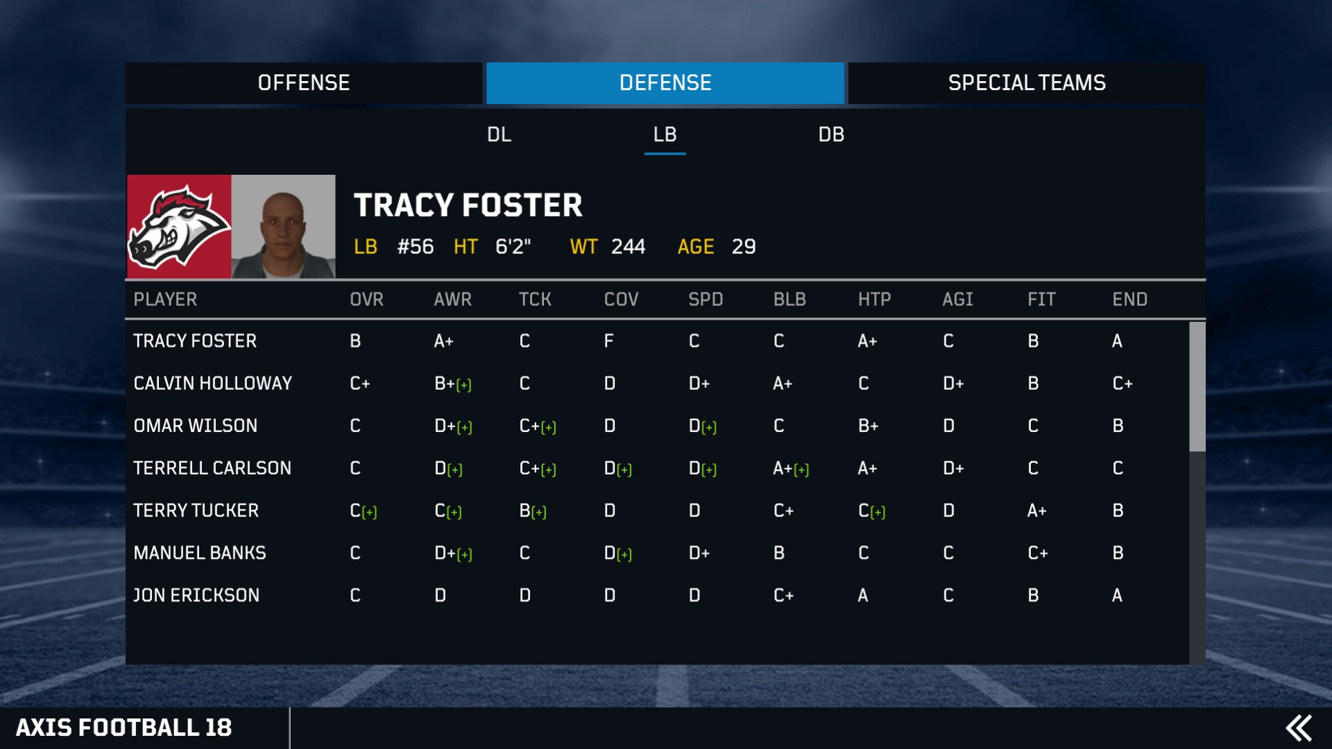 Скриншот из игры Axis Football 2018 - 26